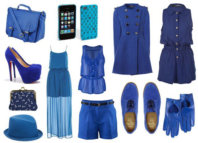 Синий цвет в одежде, какие бывают оттенки и как их правильно носить