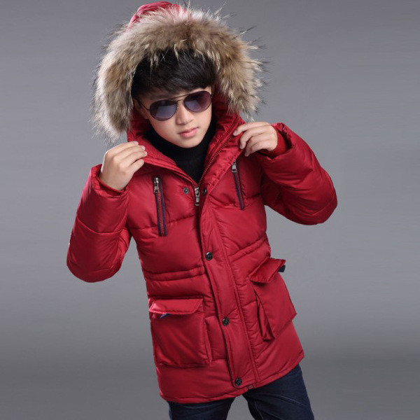 Модные детские куртки зимние с мехом