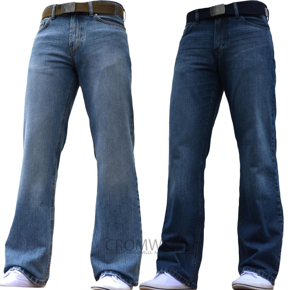 Расклешенные джинсы мужские