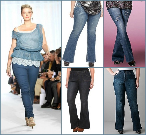 Как подобрать джинсы полным женщинам по фигуре