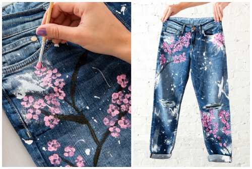 Как покрасить джинсы