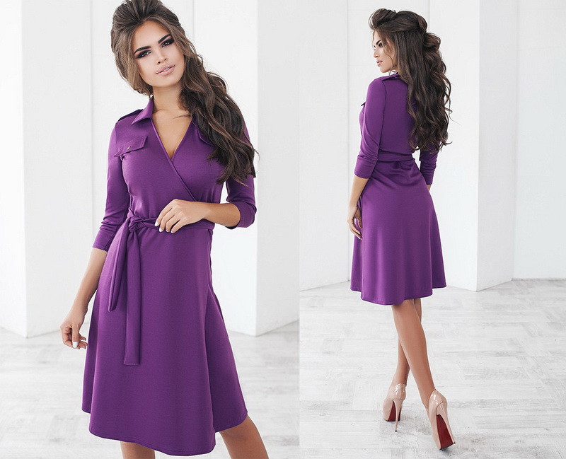 Фиолетовый цвет одежды