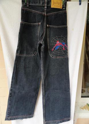 Прикольные широкие и объемные джинсы в стиле реп