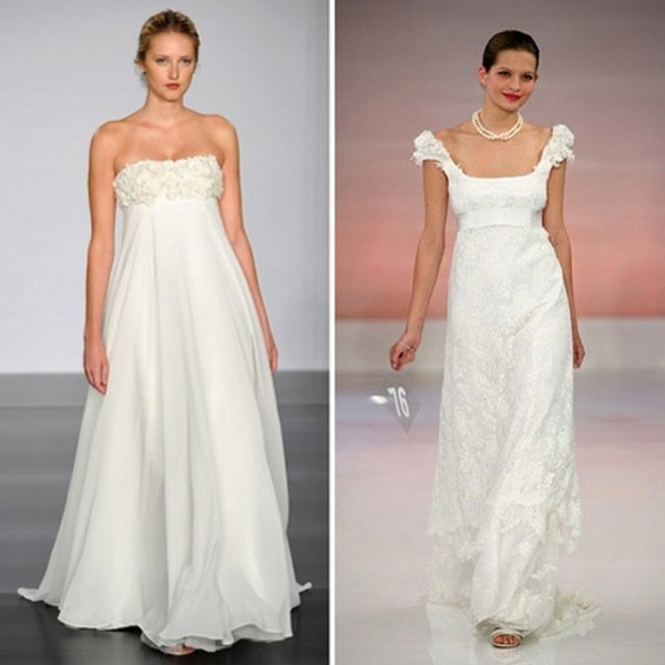 Греческий стиль свадебного платья