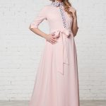 Светлые платья для беременных в пол