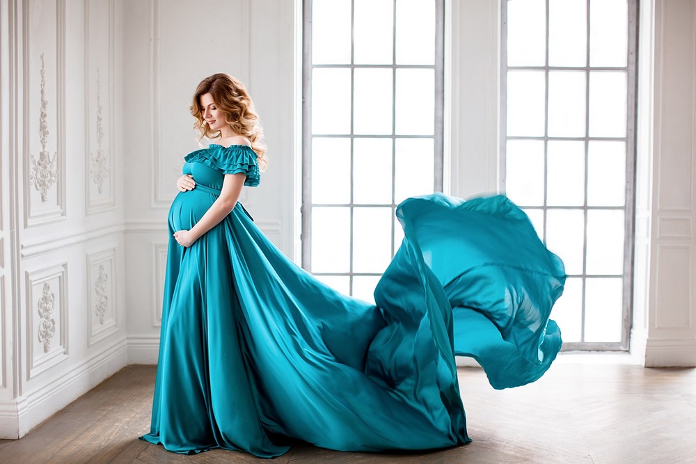 Вечерние платья для беременных, как подобрать по длине и цвету, с чем  сочетать