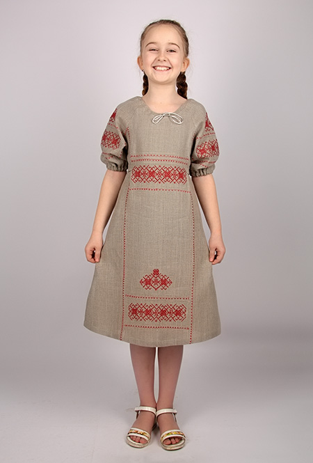 детское платье в русском стиле