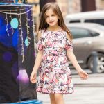 модное летнее платье для девочек