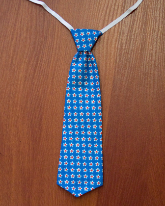 Как сшить галстук на резинке: пошаговое руководство