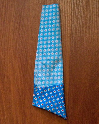 Шьем нарядный галстук на резинке