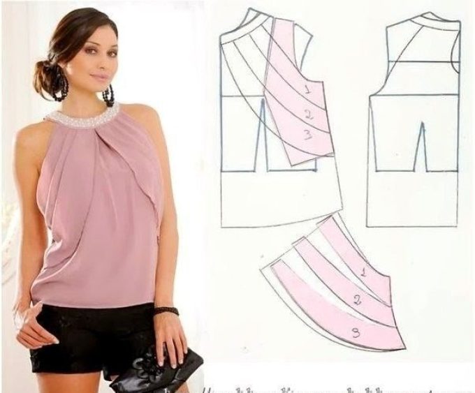 Как сшить летнюю блузку без выкройки: простой мастер-класс